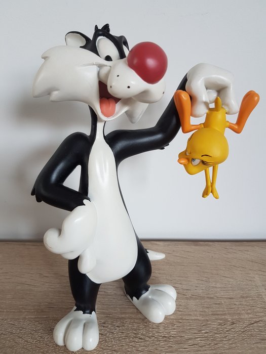 Looney tunes - Warner bros - Sylvester & Tweety original Statue (S04)