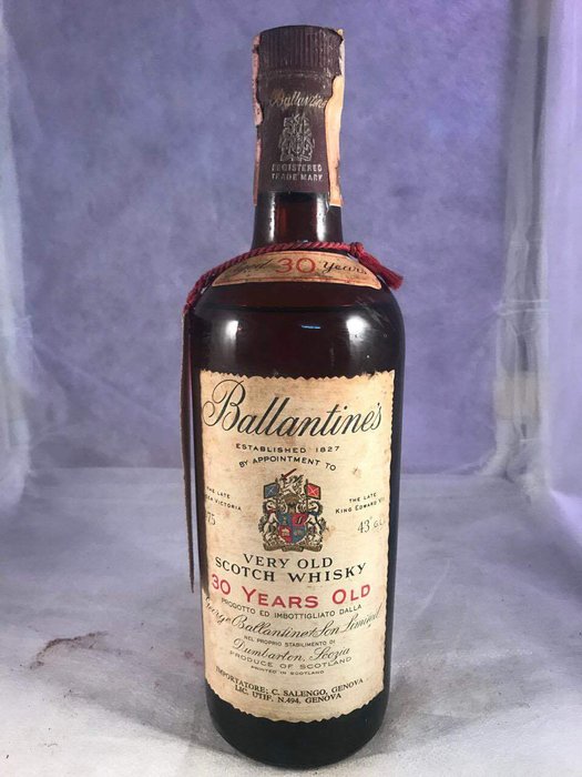 Ballantine's 30 years old 'distilled pre-1939'  - 75cl