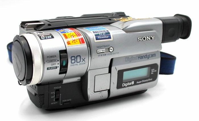Video camera Sony Handycam DCR-TRV120E Recording formats Video8, Hi8 and Digital8