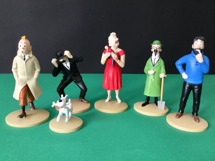 Hergé - 6 figurines Moulinsart - Tintin: La Collection Officielle - (2011)