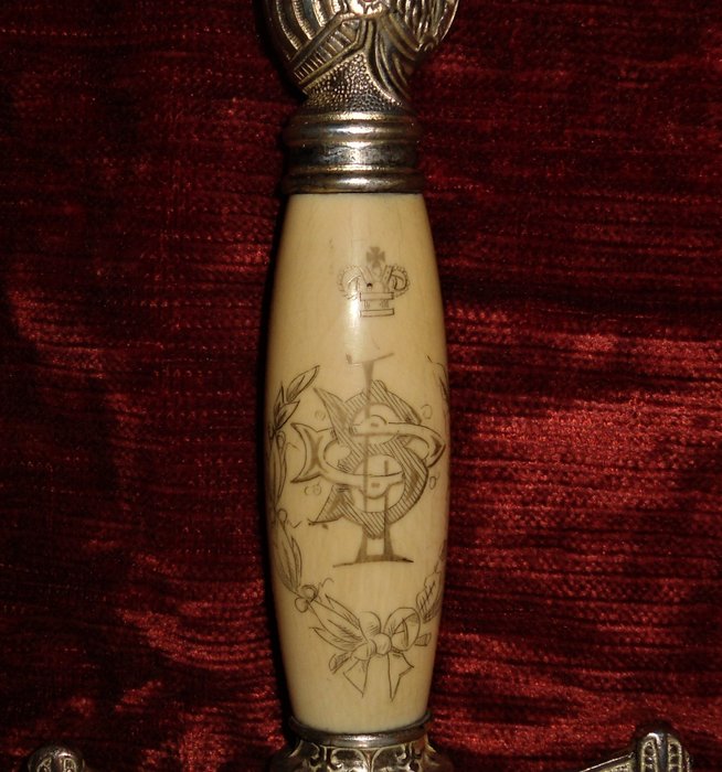 Ancient Templar knights ceremonial sword of MC Lilley & Co, Columbus, Ohio
