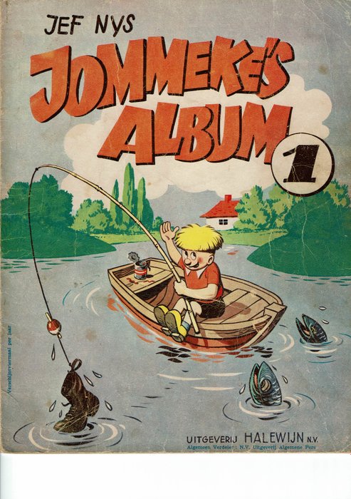 Jommeke - Jommekes album 1 - Copertă moale - Prima ediție - (1957)