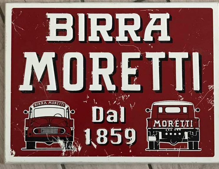 Birra Moretti vintage sign