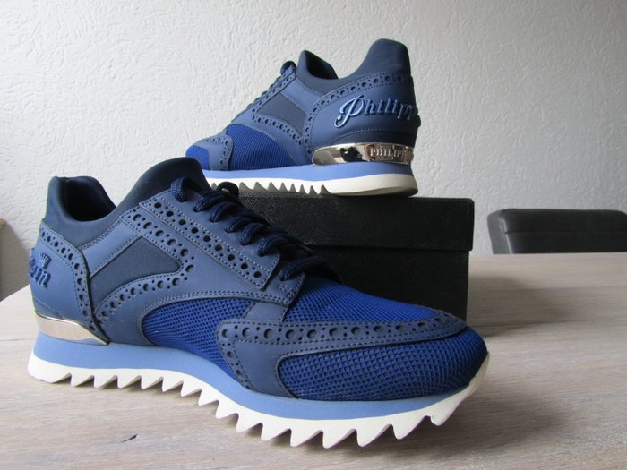 philipp plein blue sneakers