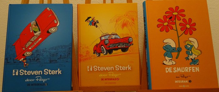 Steven Sterk Integraal 1 & 2 + De Smurfen Integraal 1 - 3x hc - (2017/2018)