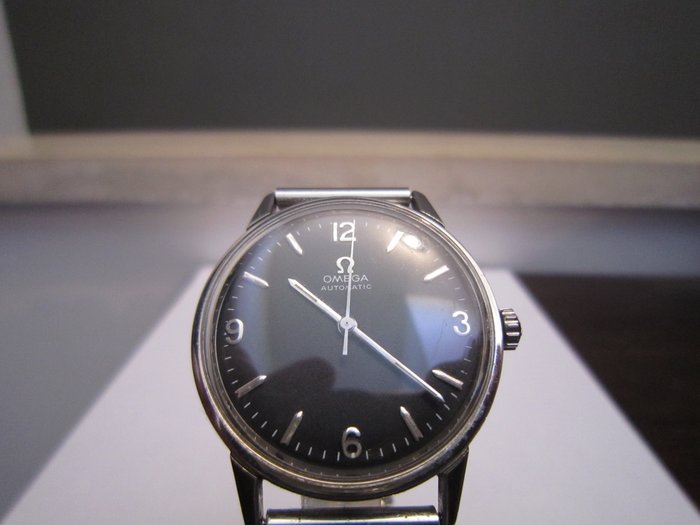 black face omega watch