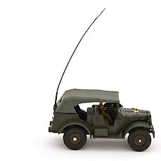 Dtf446-capote khaki for dodge command car dinky toys 810 