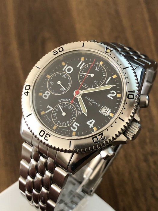 Eterna-Matic - Airforce 3 Automatic Chronograph - 8408-41 - 男士 - 2000-2010