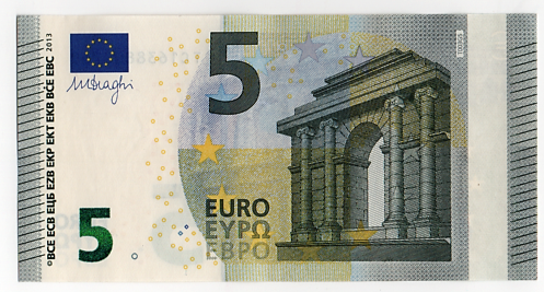 Europe 2013 TC Series Sign.M.Draghi Unc Note European Union Ireland 5 Euros 
