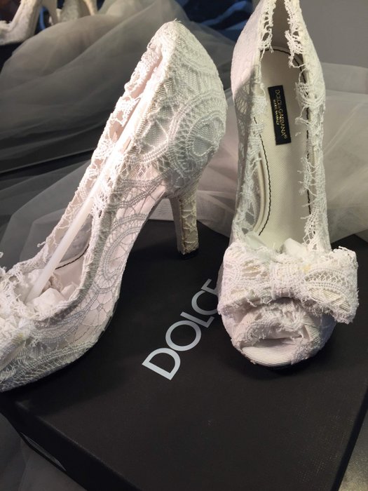 dolce and gabbana bridal shoes