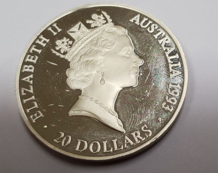 Australia - 20 Dollar silver coin - NO RESERVE PRICE - Catawiki
