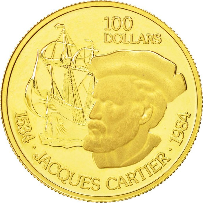 100 Dollars 1984 'Jacques Cartier 