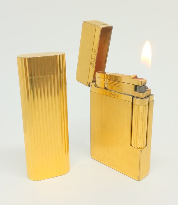 Dupont lighters- gold-plated - Catawiki