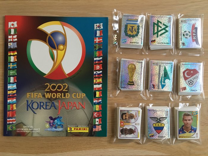 Sticker 1 2 rar !!! Panini: WM / WC Korea 3 Japan 2002