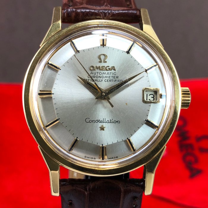 Omega - Constellation Pie Pan Date 18K - Ref.168005/6 - Hombre - 1960 - 1969