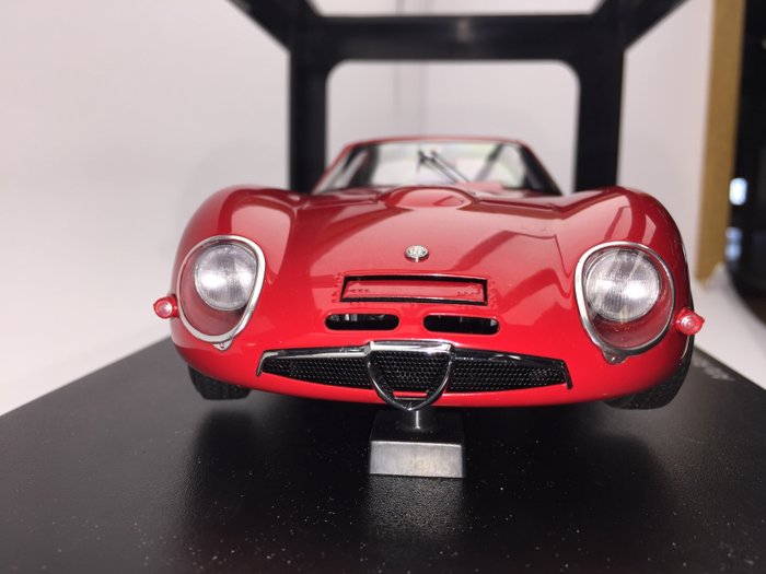 Red Car Model AUTOART 1:18 Alfa Romeo TZ2 1965 SMALL GIFT!!!!!
