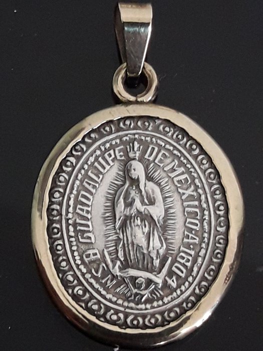 Gold and Silver medal of Our Lady of Guadalupe, Dated 1804