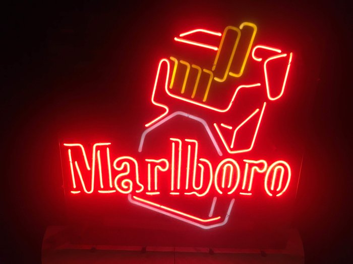 vintage neon Marlboro