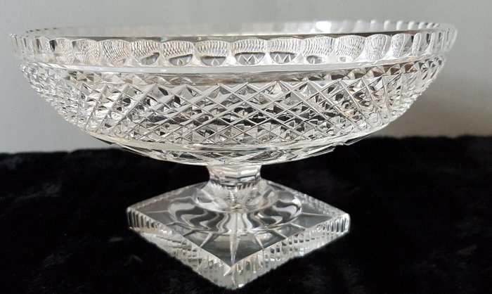 Val Saint lambert - cut crystal bowl -