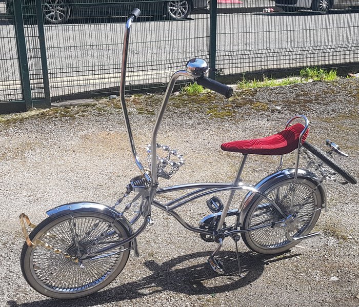 Classic Chrome Lowrider bicycle - c.1990