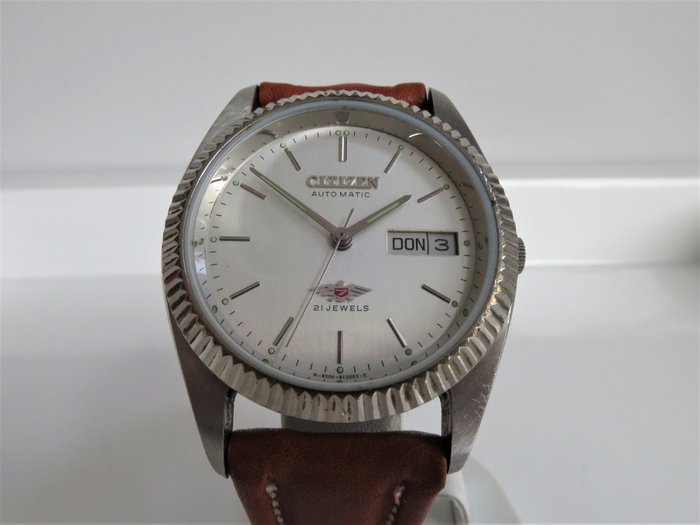 Citizen - Automatic day/date - 4-RO 2149 RC - Homem - 1980-1989