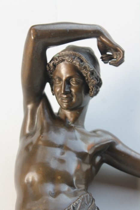 Francisque Joseph Duret (1804-1865) - Foundry Delafontaine - Neapolitan dancer - sculpture in bronze - France - Circa 1850-1860