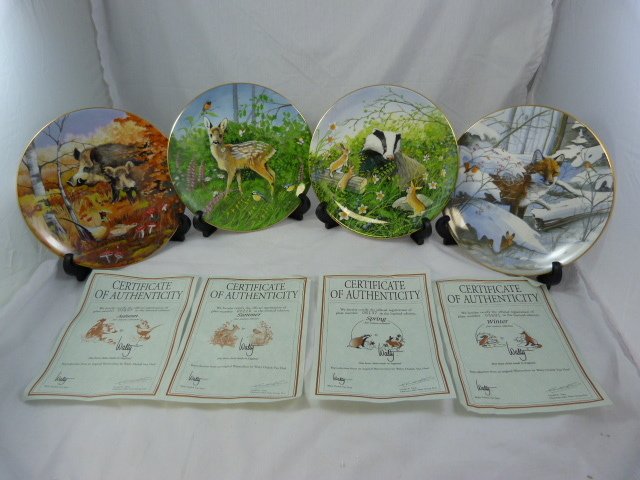 Walty four seasons collection plates - summer-spring-winter-autumn