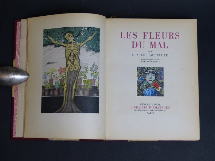 Charles Baudelaire - Les Fleurs du Mal. Illustré par Carlo Farneti - 1935