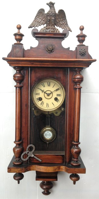 Wall pendulum clock R. A – Napoleon I – French manufacturing – Period: 1810/20
