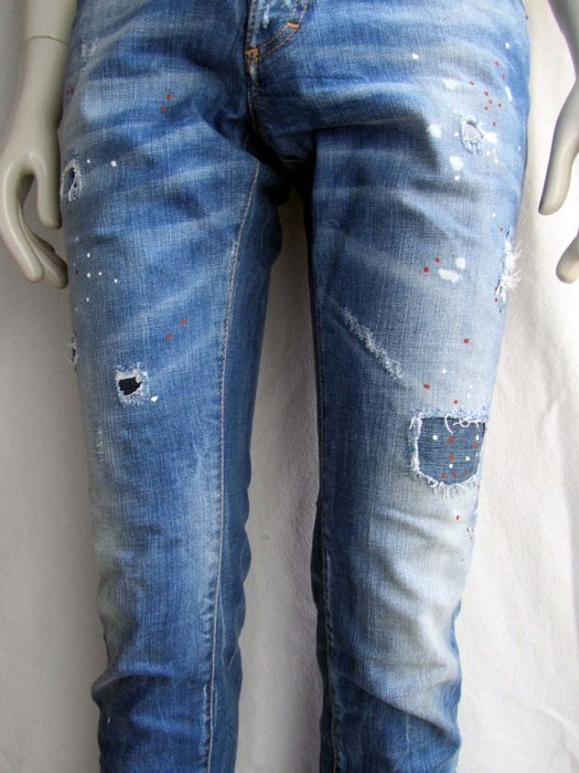 dsquared2 jeans hawaiian grunge