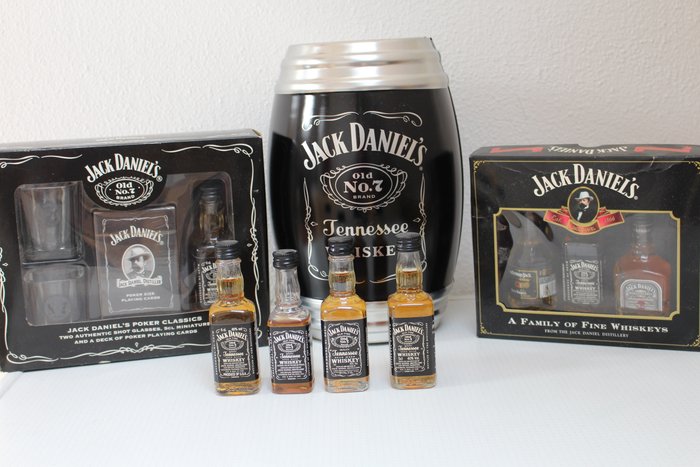 Jack Daniel's - Three Great Gift Sets - In Original Package & 4 Miniatures.
