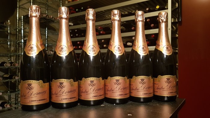 Champagne Rosé - André Dormay - Cauroy les Hermonville (12%/750ml) / 6 bouteilles.