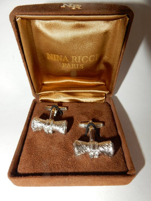Nina Ricci - Botões de punho de 1970 - Vintage