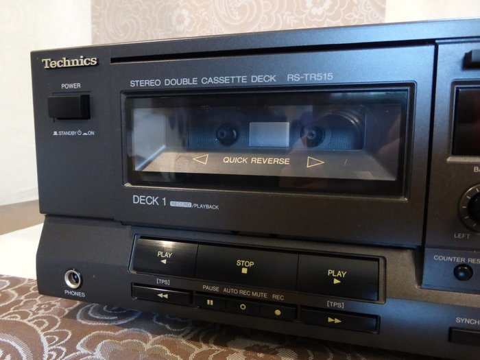 Technics RS-TR515 Double Cassette Deck, 2 x record