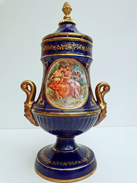 Keramos Italy - Cobalt blue vase