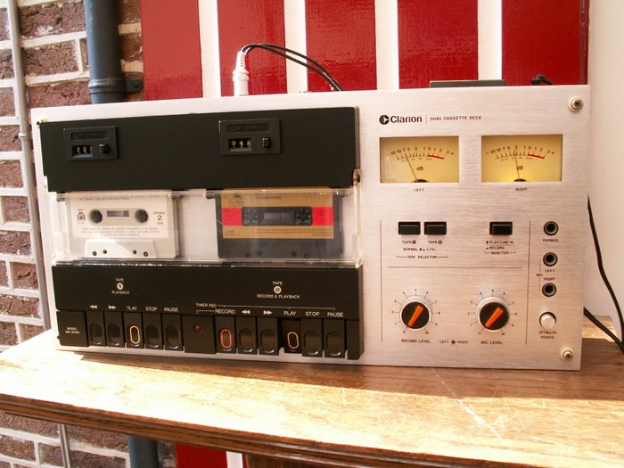 A very rare tape deck: CLARION DUAL MD-8080G