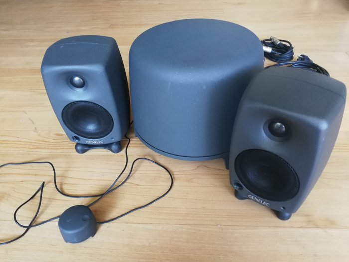 Genelec 5040A Active Subwoofer and 8020B Active Studio Monitor 