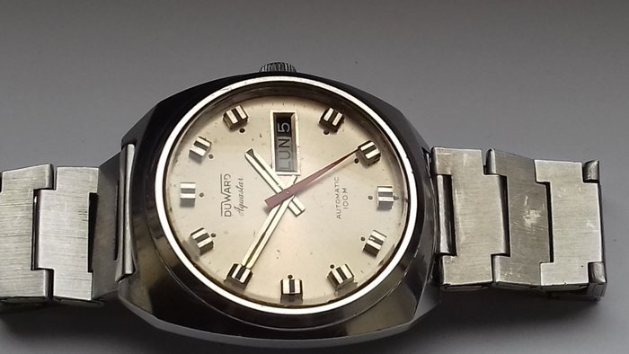 Duward - Aquastar – Automatic 100m -Original bracelet  -All - Men - 1970-1979