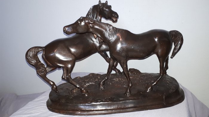 Naar P.J. Mene bronzen paarden - 2de helft 20ste eeuw 