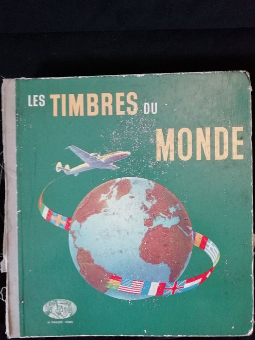 World 1970/1850 - Postage stamp album E H.Thiaude Paris