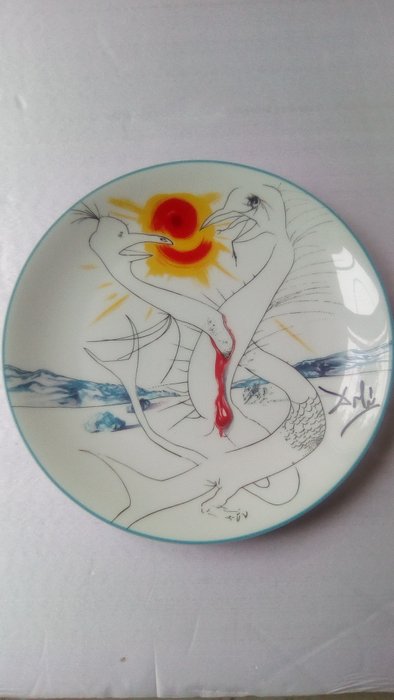 Salvador Dali - Limoges - Plate - Porselen