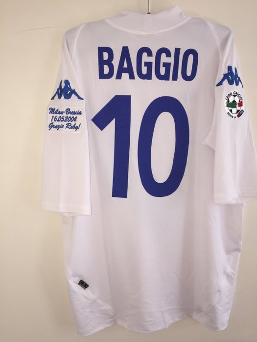 Toppa Patch lega Milan Brescia Grazie Roby Baggio 2004 No Maglia Calcio 