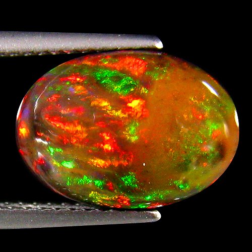 top most black opal with rainbow flash - 13.5 x 9.5 x 7 mm - Catawiki