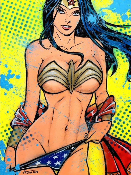 Alvin Silvrants - Wonder Woman Sexy Striptease
