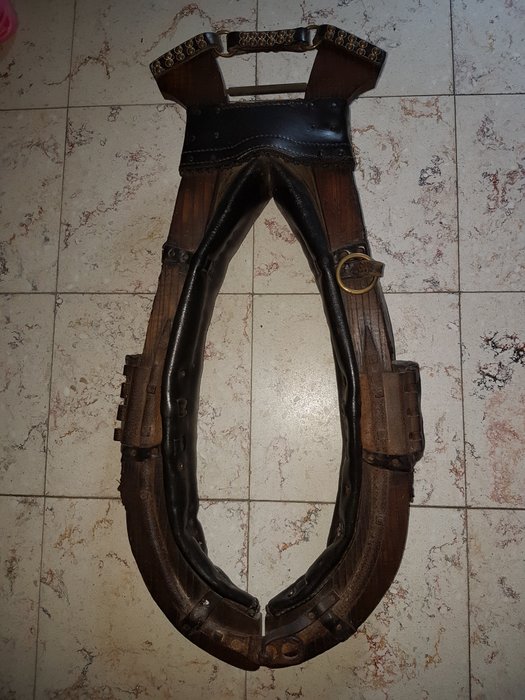 Antique leather horse harness / rig