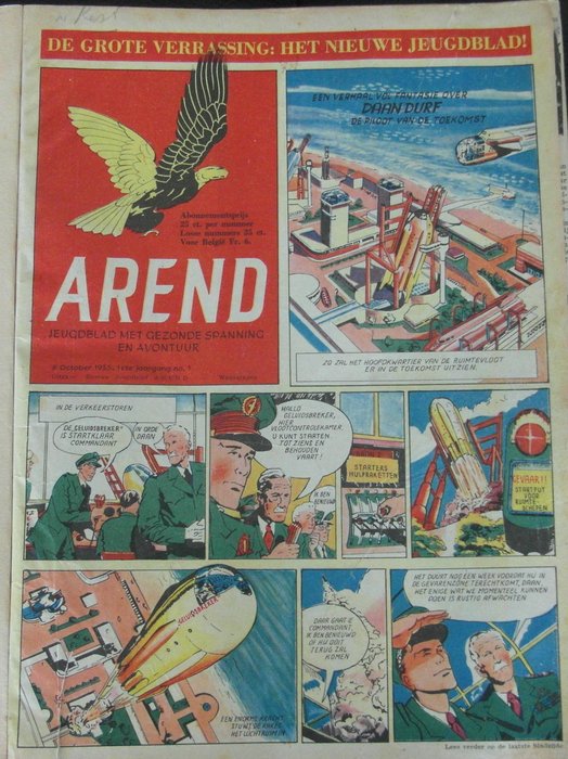 Arend (tijdschrift) - Jaargang Nr. 1 - nrs. 1 t/m 50 in particuliere bundeling - 1e Druk - (1955 / 1956)