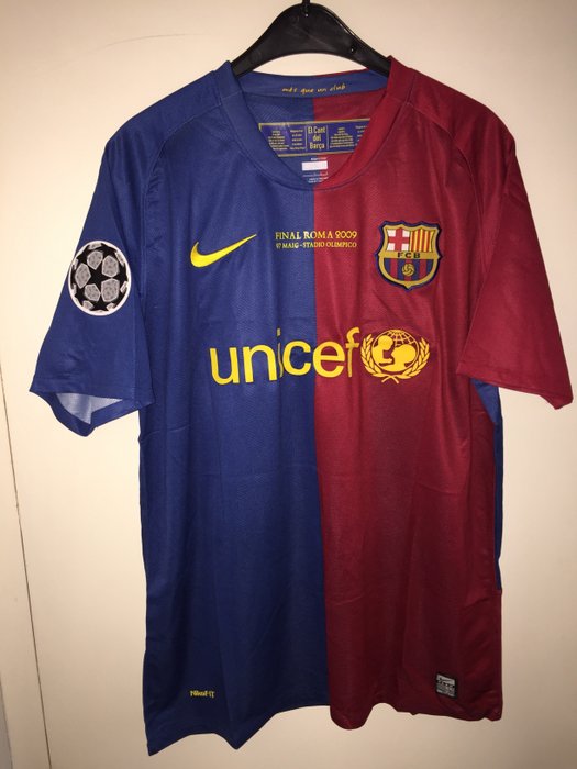 fc barcelona champions league shirt