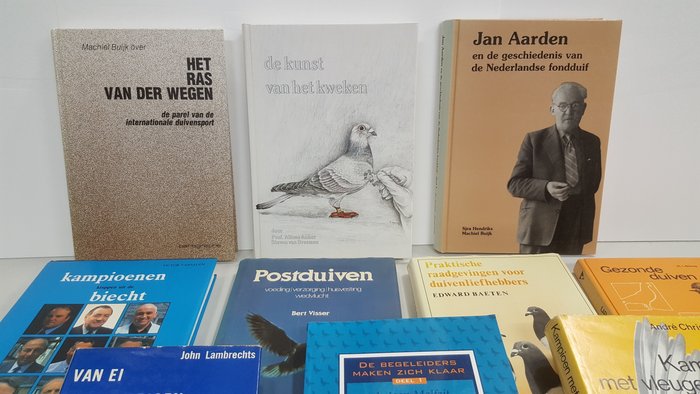 Diverse auteurs - 10x boeken over duiven - 1979
