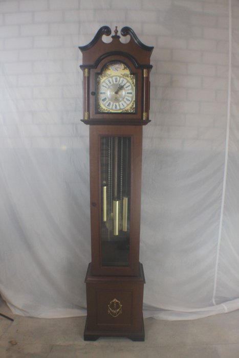 Beautiful Antique Longcase Clock ECS Westminster Germany - 2th half 20th century