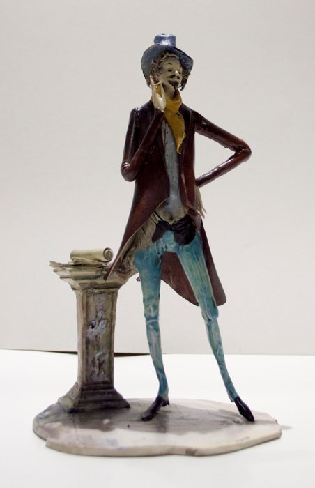 Giovanni Duso - Ceramic sculpture "Lo Scricciolo"